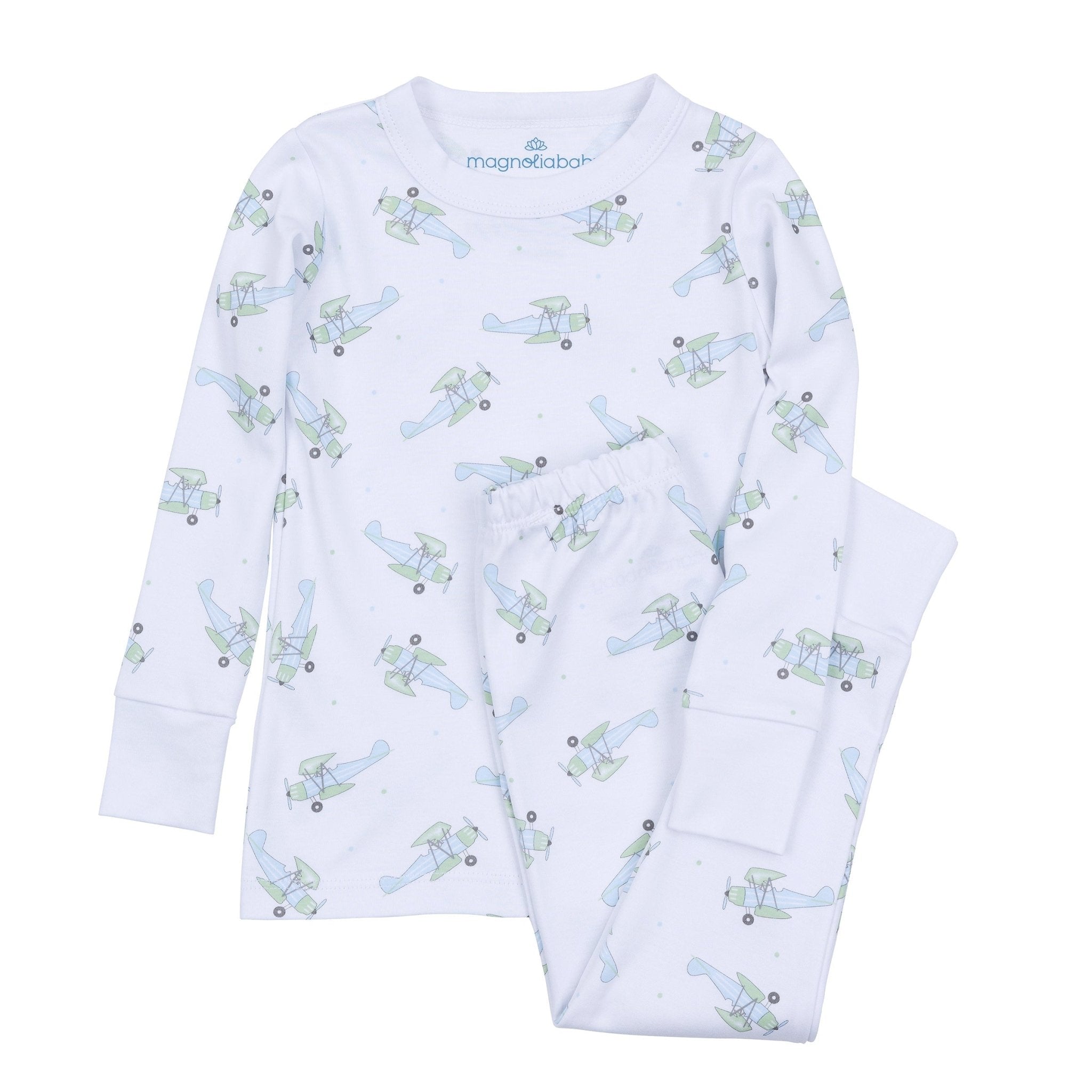 Take Flight Long Pajamas - Magnolia BabyLong Pajamas