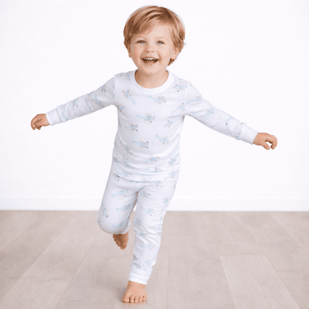 Take Flight Long Pajamas - Magnolia BabyLong Pajamas