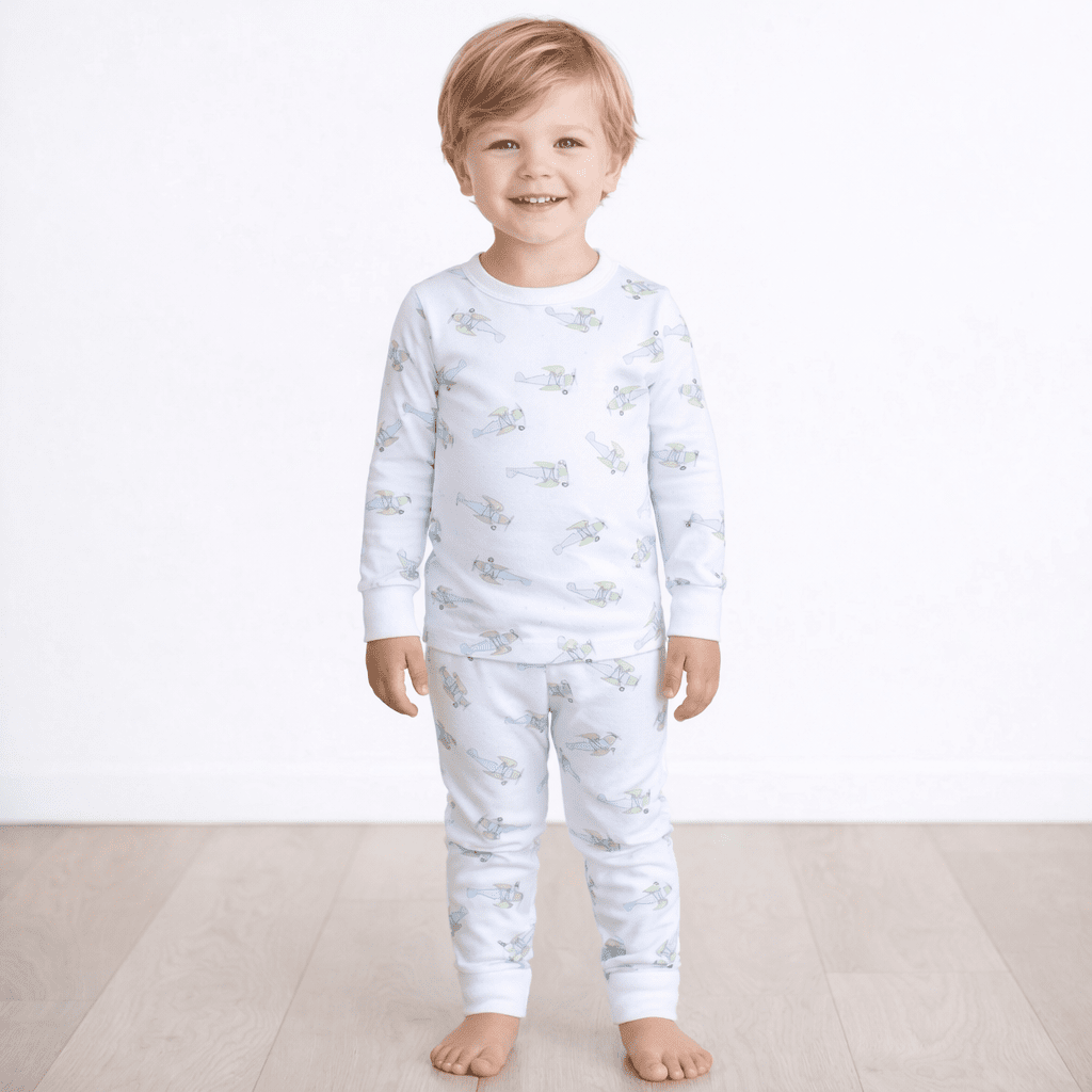 Take Flight Long Pajamas - Magnolia BabyLong Pajamas
