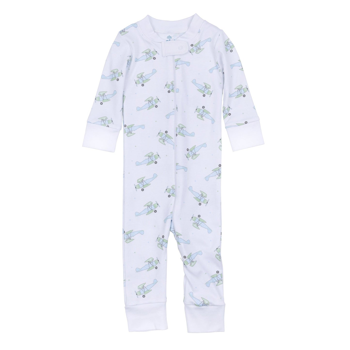 Take Flight Zip Pajamas - Magnolia BabyZipper Pajamas