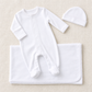 Preemie Take Me Home Set - White with White Trim