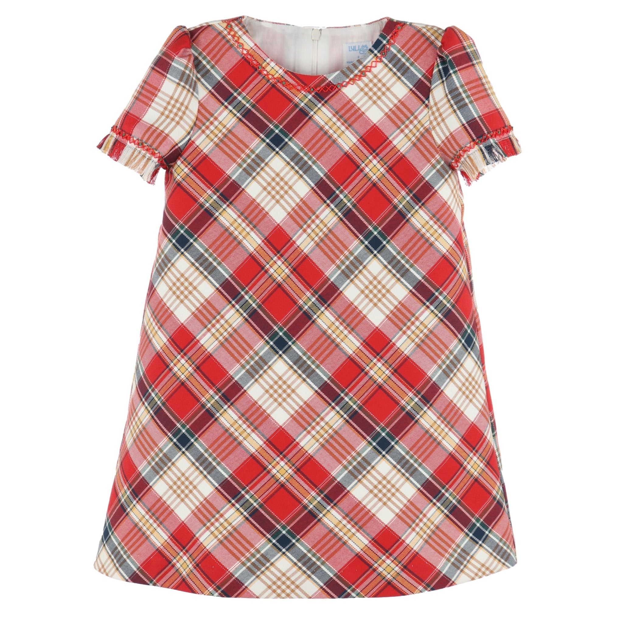 Tartan Plaid A - Line Dress - Magnolia BabyDress