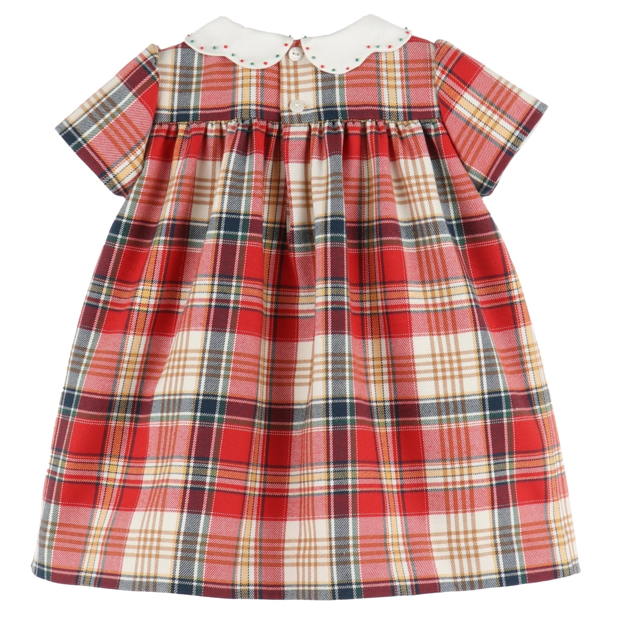 Tartan Plaid Smocked Dress - Magnolia BabyDress