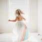 Teal Rainbow Hi - Lo Dress - Magnolia BabyDress