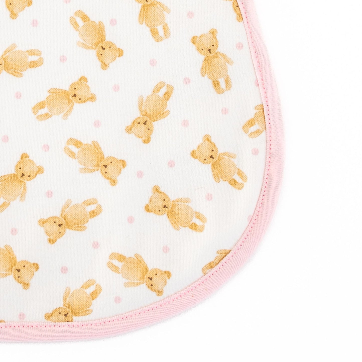 Teddy Bib - Pink by Luna and Arlo - Luna and ArloBib