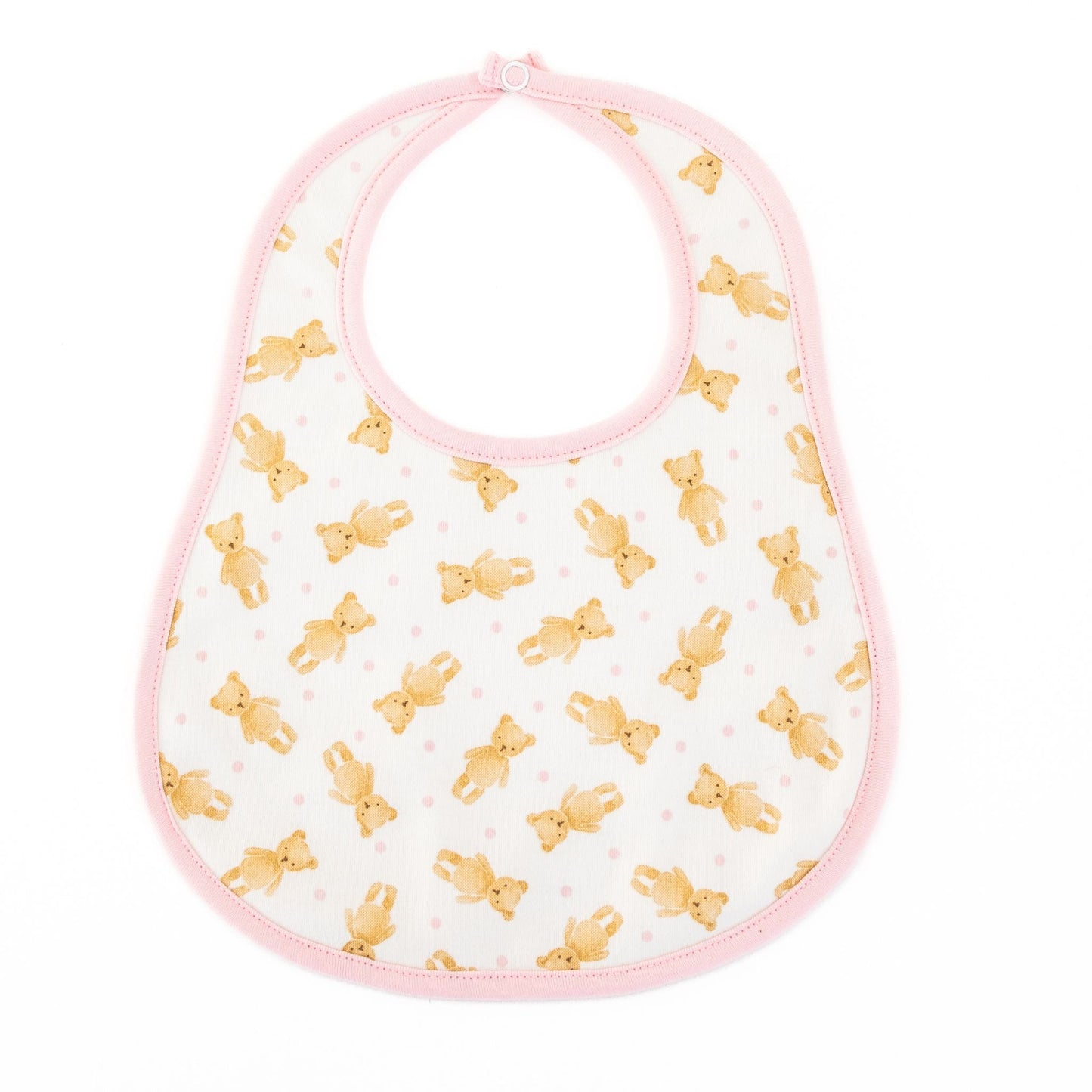 Teddy Bib - Pink by Luna and Arlo - Luna and ArloBib