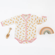  Teddy Bodysuit - Pink by Luna and Arlo - Magnolia BabyBodysuit