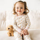 Teddy Long Pajamas - Pink by Luna and Arlo - Luna and ArloLong Pajamas