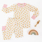Teddy Long Pajamas - Pink by Luna and Arlo - Luna and ArloLong Pajamas