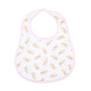 Teddy Print Bib - Pink - Magnolia BabyBib