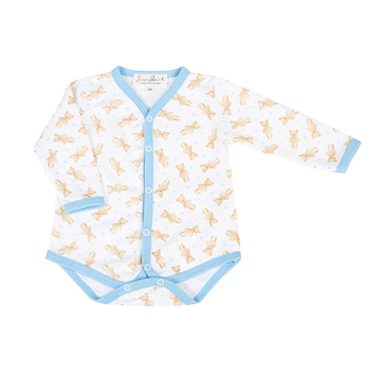 Teddy Print Bodysuit - Blue - Magnolia BabyBodysuit