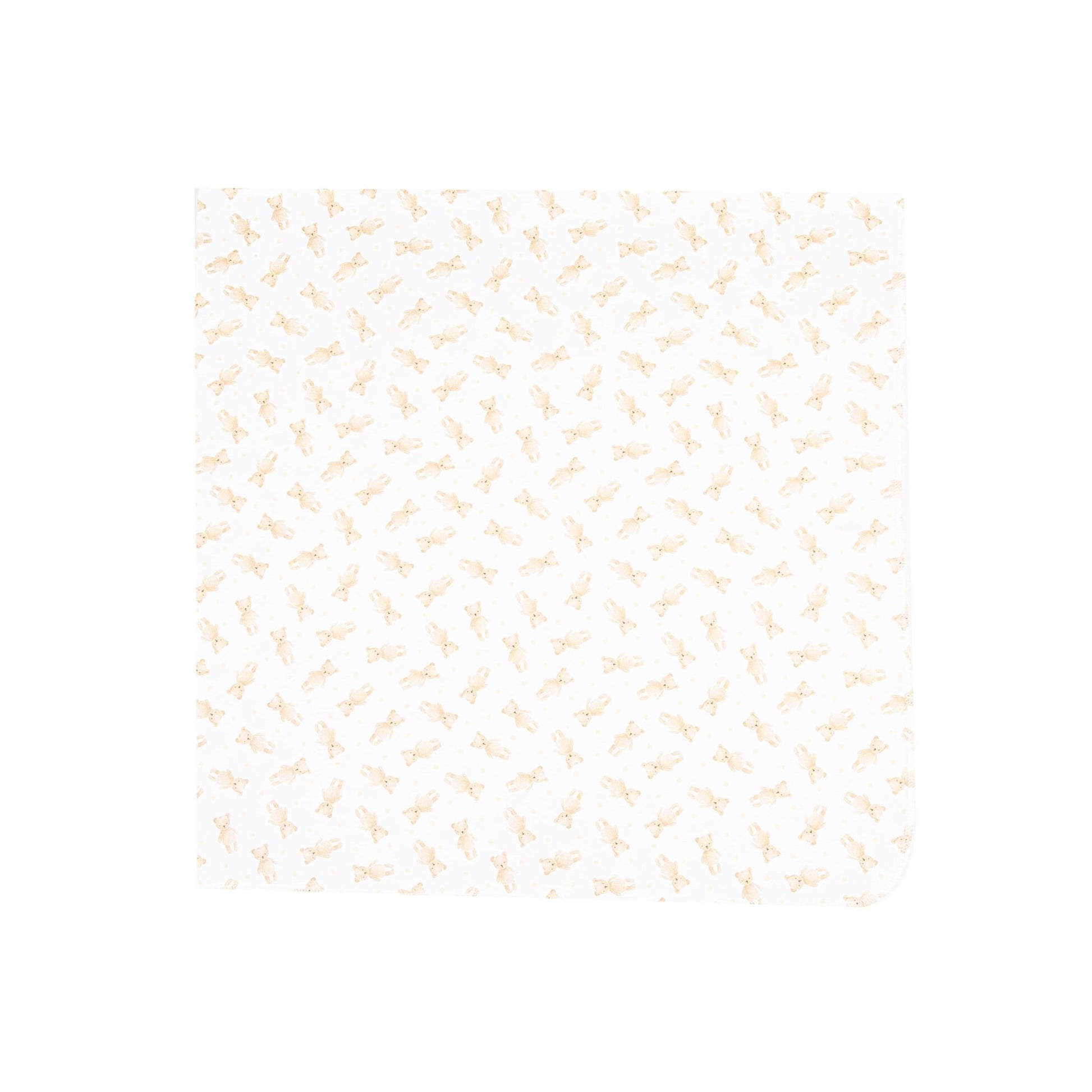 Teddy Print Swaddle Blanket - Ivory - Luna and ArloSwaddle Blanket