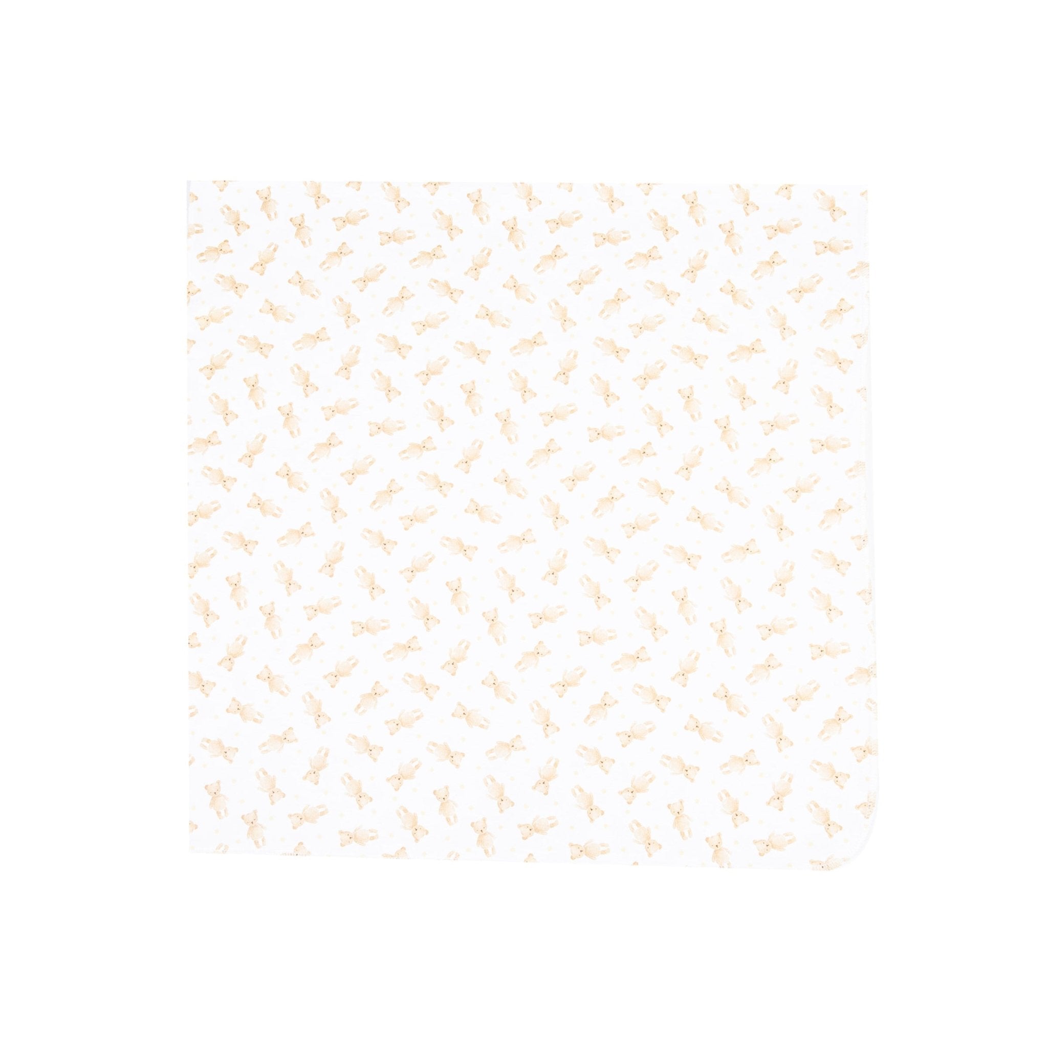 Teddy Print Swaddle Blanket - Ivory - Luna and ArloSwaddle Blanket
