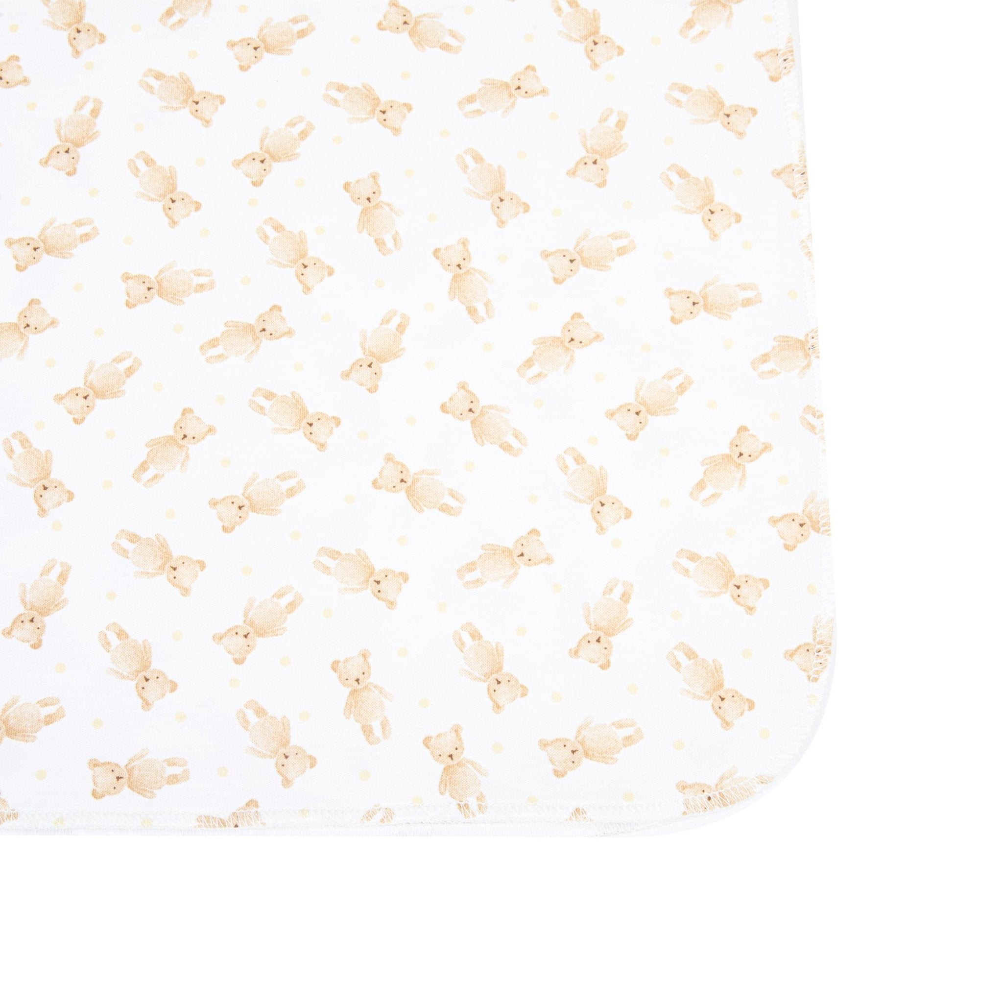 Teddy Print Swaddle Blanket - Ivory - Luna and ArloSwaddle Blanket