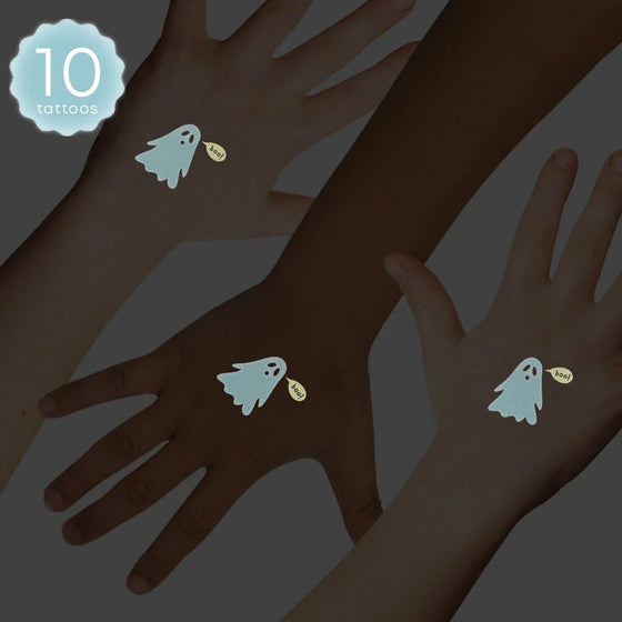 Temporary Tattoos - Glow in the Dark Ghost - Magnolia BabyTemporary Tattoos