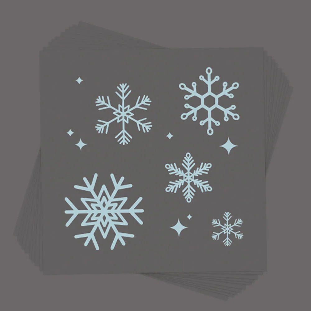 Temporary Tattoos - Glow in the Dark Snowflakes - Magnolia BabyTemporary Tattoos
