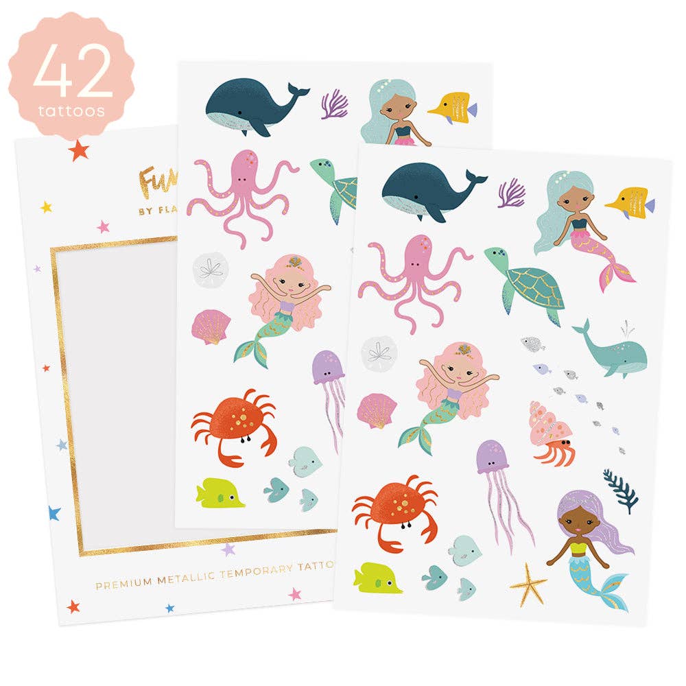 Temporary Tattoos - Ocean Creatures - Magnolia BabyTemporary Tattoos