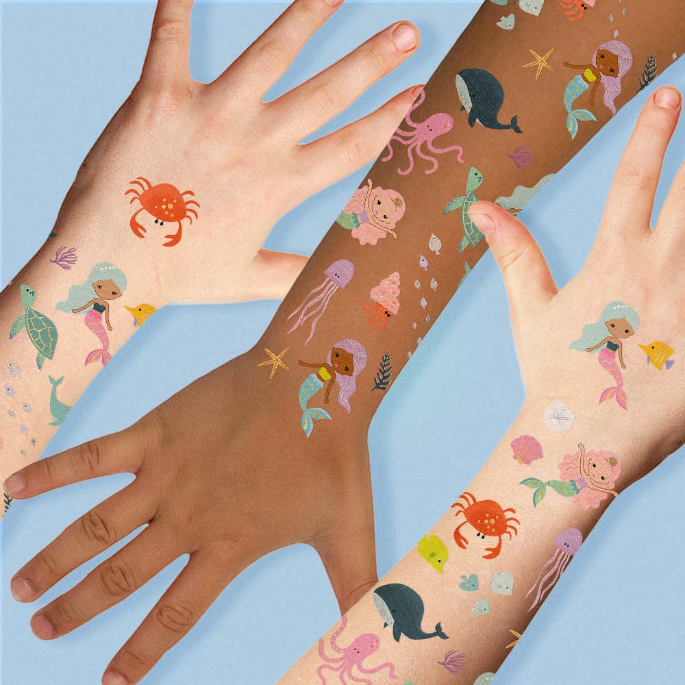 Temporary Tattoos - Ocean Creatures - Magnolia BabyTemporary Tattoos