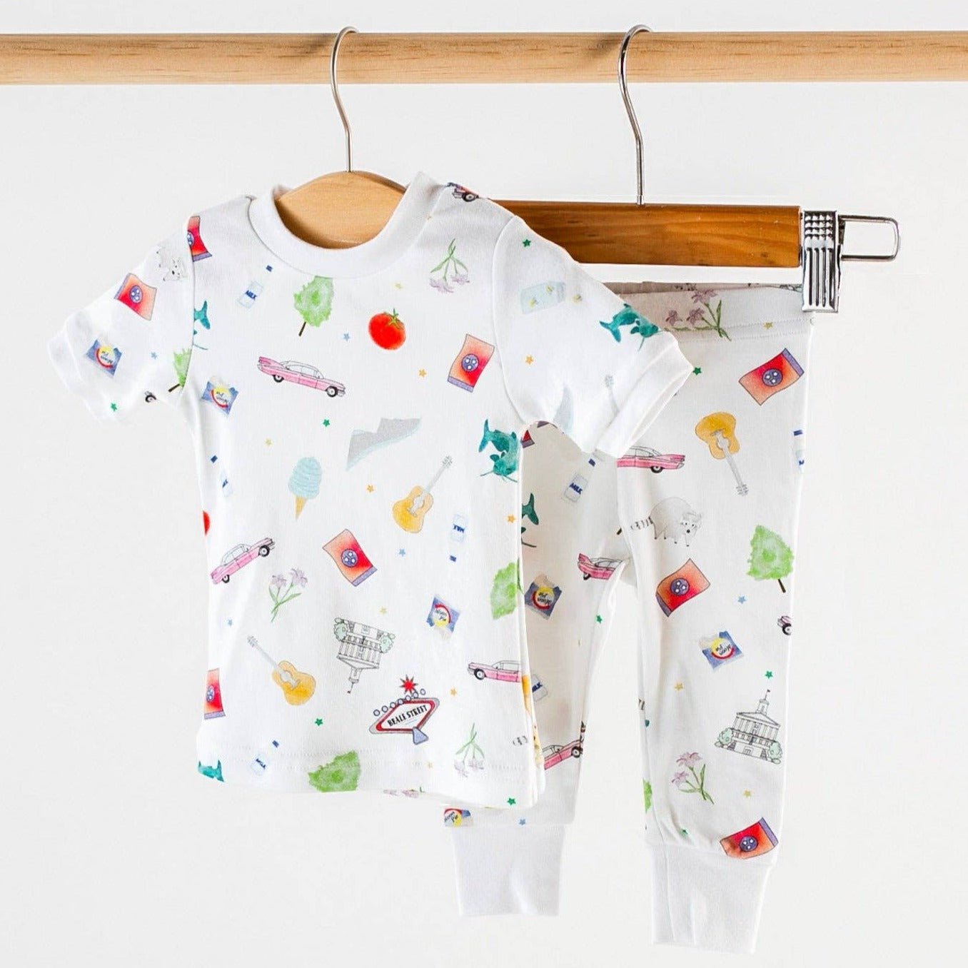Tennessee Kids Organic Cotton Pajama Set - Magnolia BabyLong Pajamas