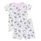 Tennis Anyone? Big Kid Short Pajamas in Pink - Magnolia BabyShort Pajamas