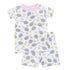 Tennis Anyone? Big Kid Short Pajamas in Pink - Magnolia BabyShort Pajamas