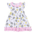 Tennis Anyone? Flutters Dress Set in Pink - Magnolia BabyDress