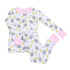 Tennis Anyone? Infant/Toddler Long Pajamas in Pink - Magnolia BabyLong Pajamas