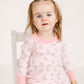 Tennis Star Long Pajamas - Pink - Magnolia BabyLong Pajamas