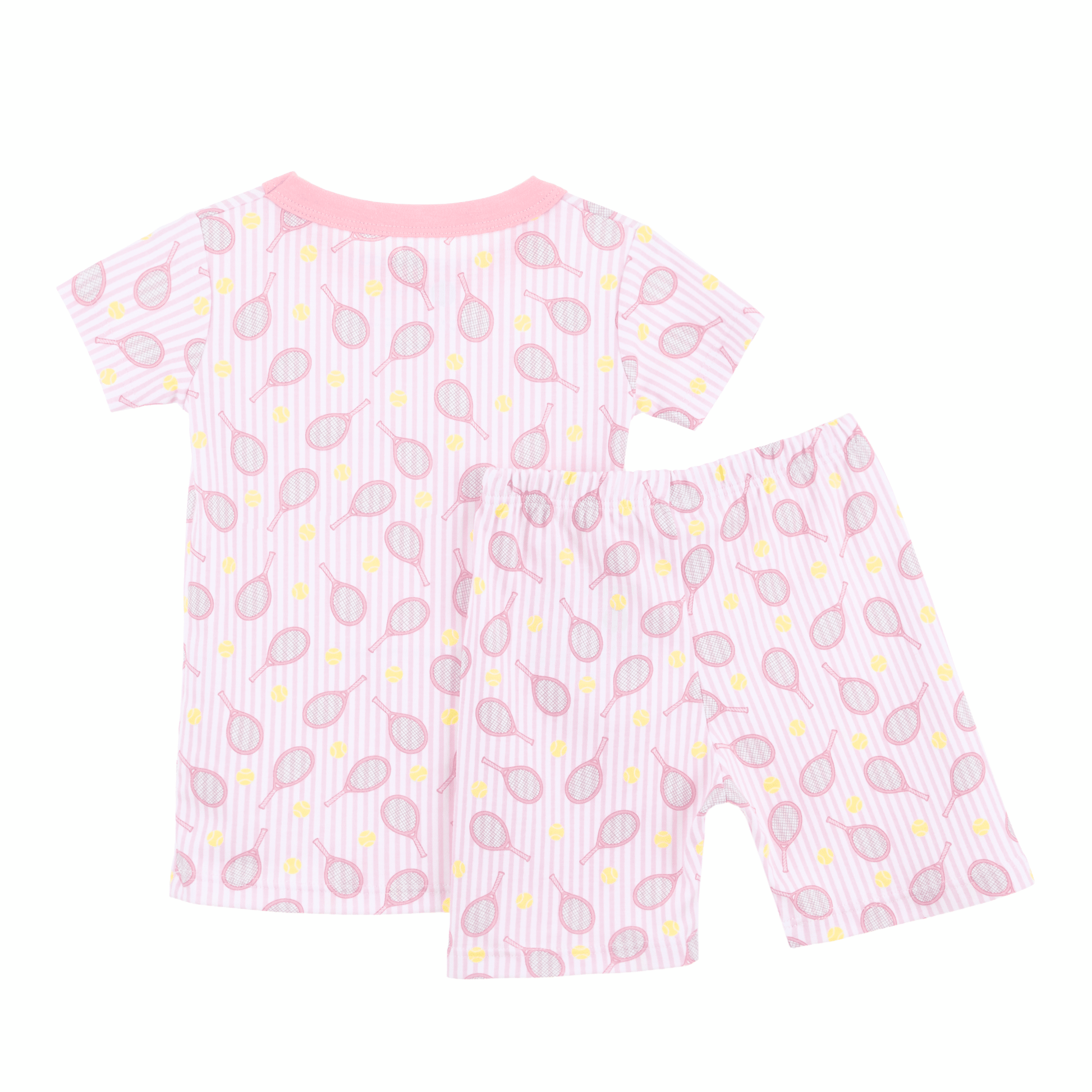 Tennis Star Short Pajamas - Pink - Magnolia BabyShort Pajamas