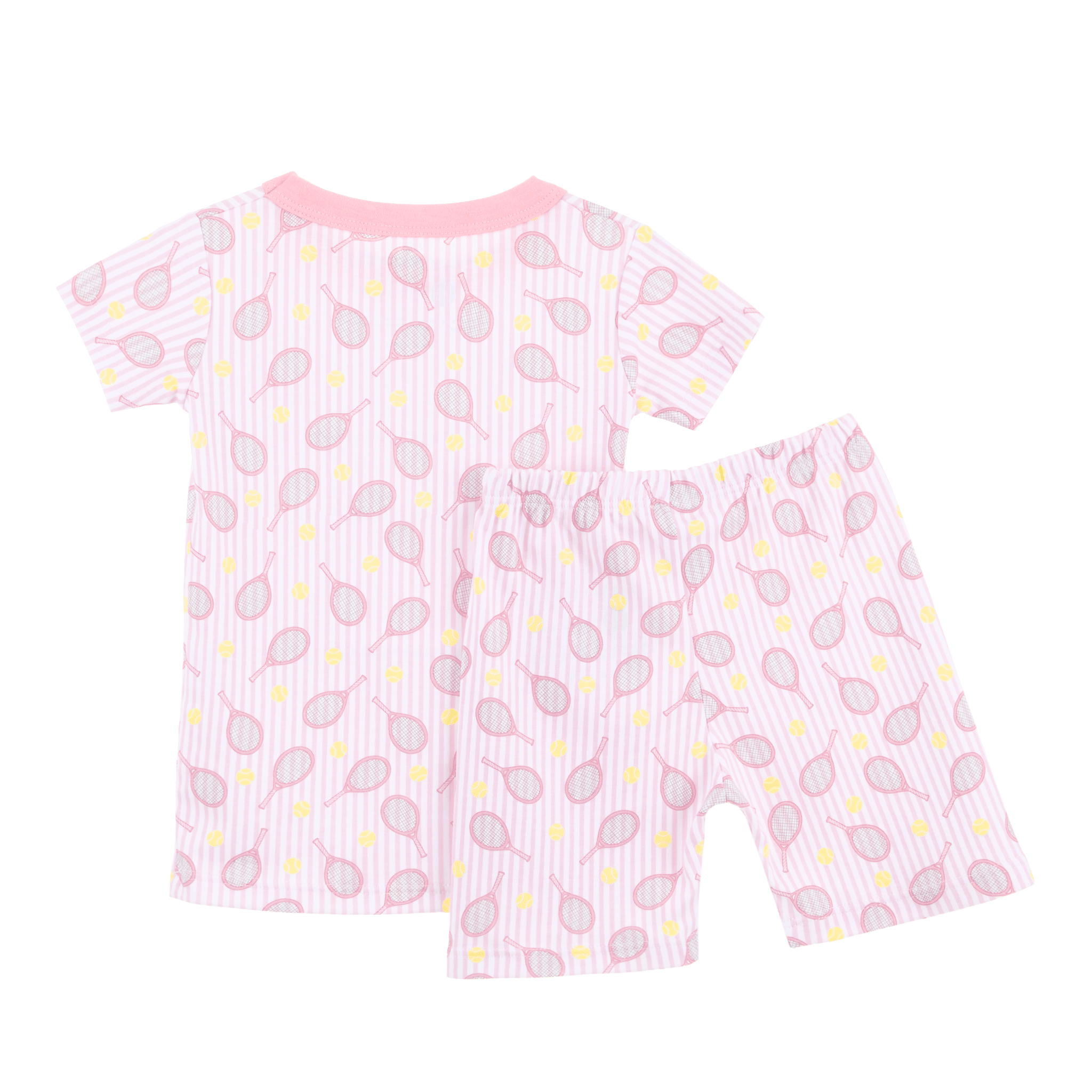 Tennis Star Short Pajamas - Pink - Magnolia BabyShort Pajamas