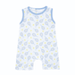 Tennis Star Short Playsuit - Light Blue - Magnolia BabyShort Playsuit