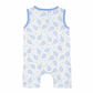 Tennis Star Short Playsuit - Light Blue - Magnolia BabyShort Playsuit
