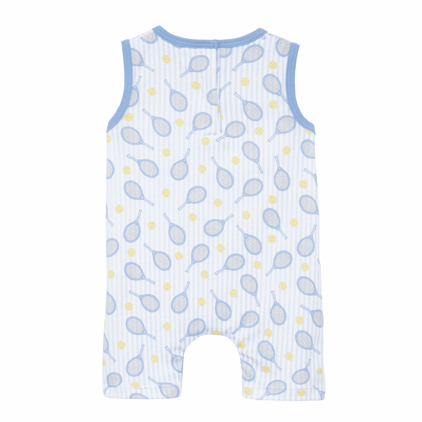 Tennis Star Short Playsuit - Light Blue - Magnolia BabyShort Playsuit