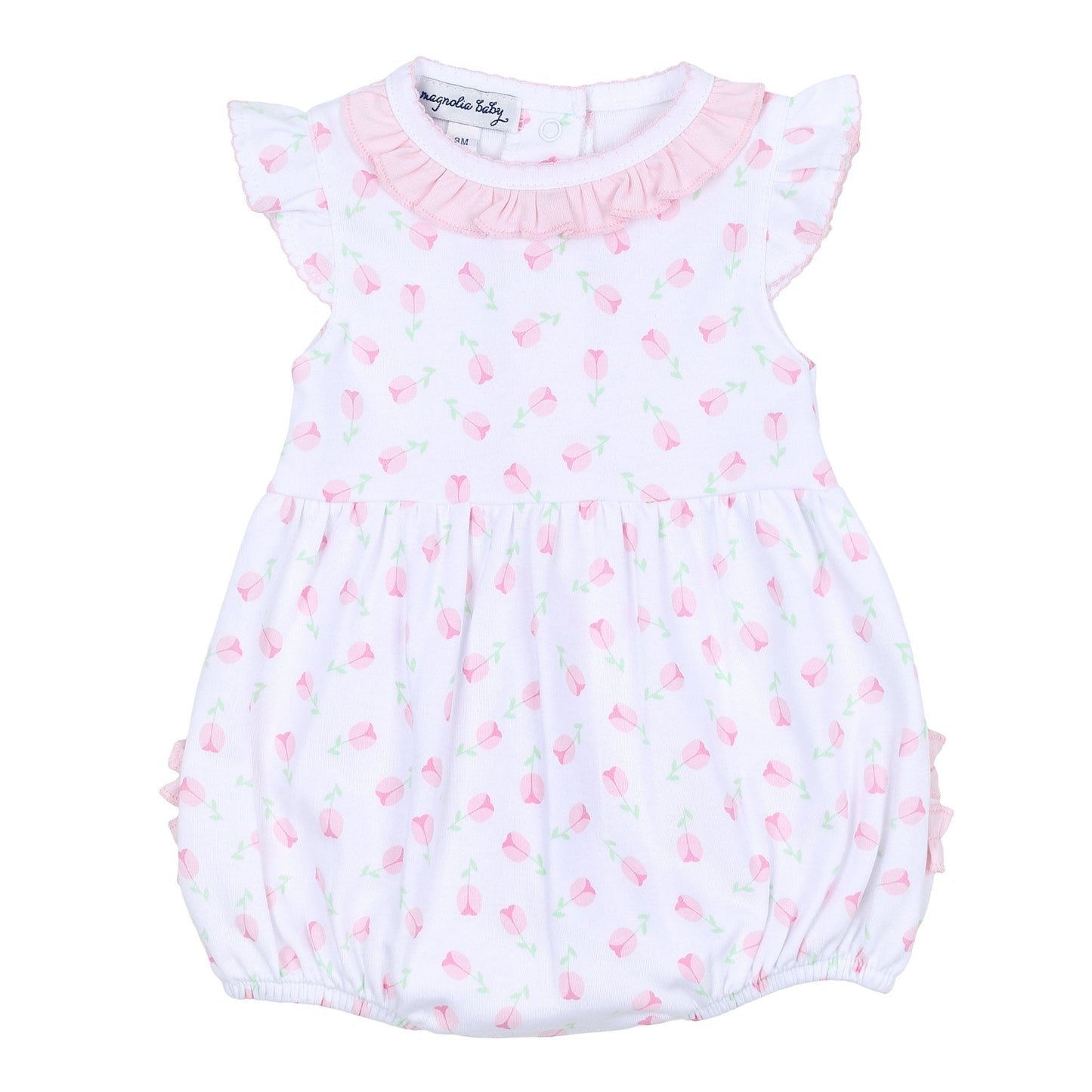 Tessa's Classics Print Ruffle Flutters Toddler Bubble - Magnolia BabyBubble