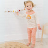 Thankful Applique Ruffle Long Pajamas - Magnolia BabyLong Pajamas