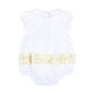 Thanksgiving Blessings Embroidered Collared Girl Bubble - Magnolia BabyBubble