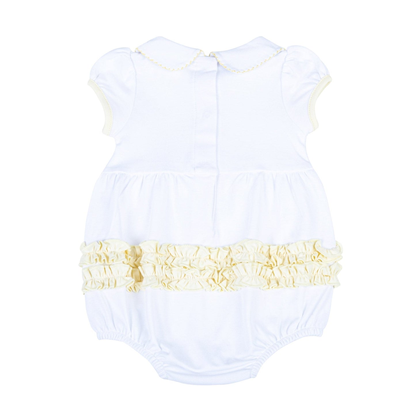Thanksgiving Blessings Embroidered Collared Girl Bubble - Magnolia BabyBubble