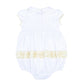 Thanksgiving Blessings Embroidered Collared Girl Bubble - Magnolia BabyBubble