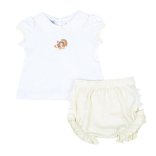  Thanksgiving Blessings Embroidered Collared Ruffle Diaper Cover Set - Magnolia BabyDiaper Cover