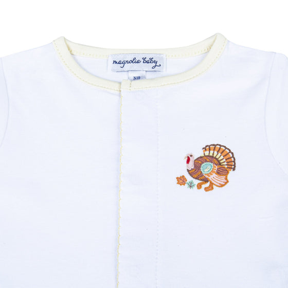 Thanksgiving Blessings Embroidered Diaper Cover Set - Magnolia BabyDiaper Cover