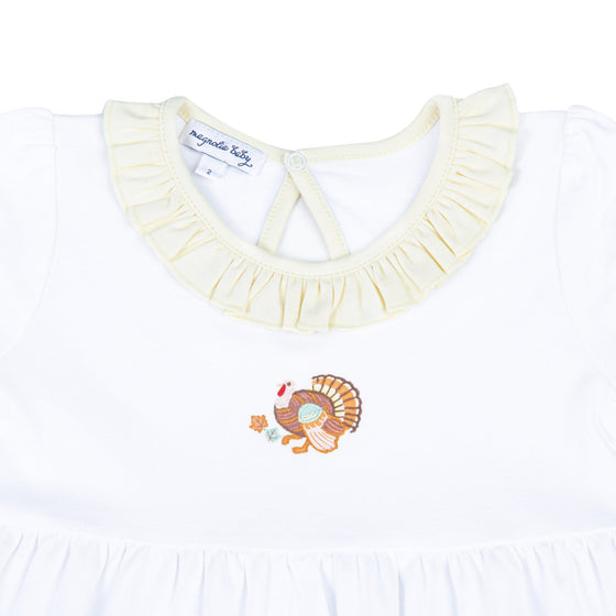 Thanksgiving Blessings Embroidered Dress - Magnolia BabyDress