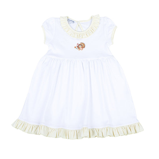 Thanksgiving Blessings Embroidered Dress - Magnolia BabyDress