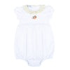 Thanksgiving Blessings Embroidered Ruffle Bubble - Magnolia BabyBubble