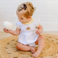 Thanksgiving Blessings Embroidered Ruffle Bubble - Magnolia BabyBubble