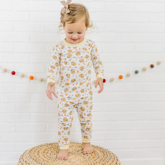 Thanksgiving Blessings Long Pajamas - Magnolia BabyLong Pajamas