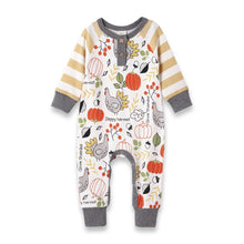  Thanksgiving Turkey Henley Romper - Magnolia BabyPlaysuit
