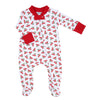 The Perfect Tree Printed Zipper Footie - Magnolia BabyFootie