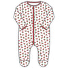 The Perfect Tree Red Printed Footie - Magnolia BabyFootie