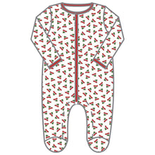  The Perfect Tree Red Printed Footie - Magnolia BabyFootie