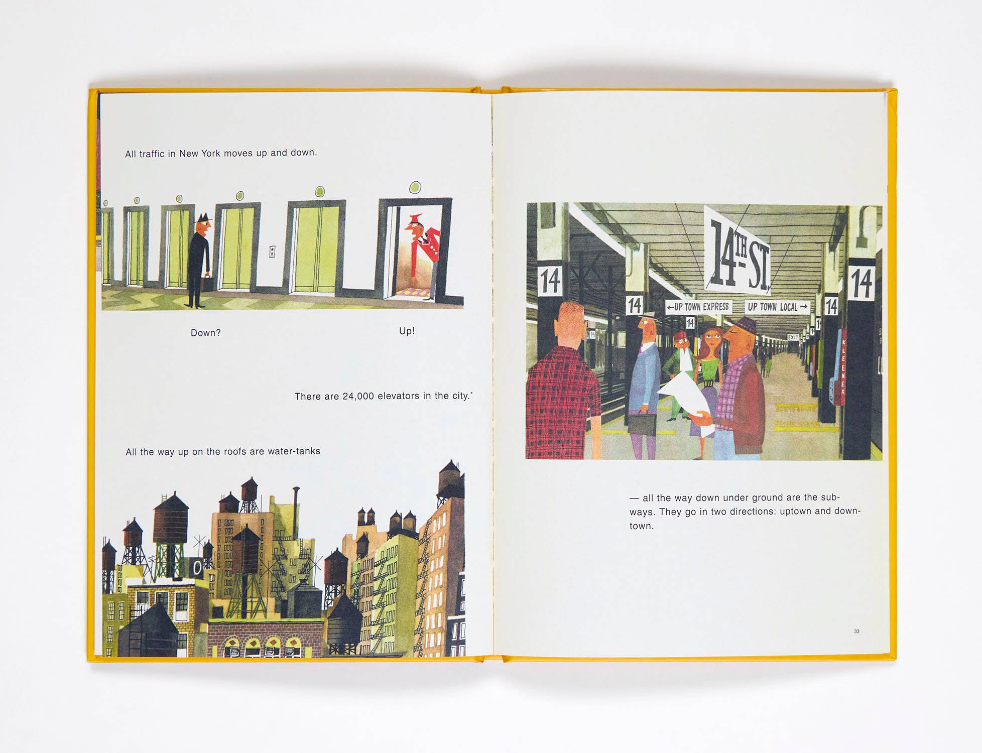 This Is New York book illustrated by Miroslav Sasek - NYC Baby